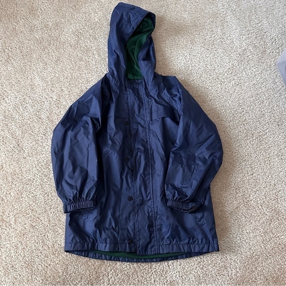 Gently Used Little Boys Blue Western Chief Hooded Rain Jacket! - Picture 1 of 8
